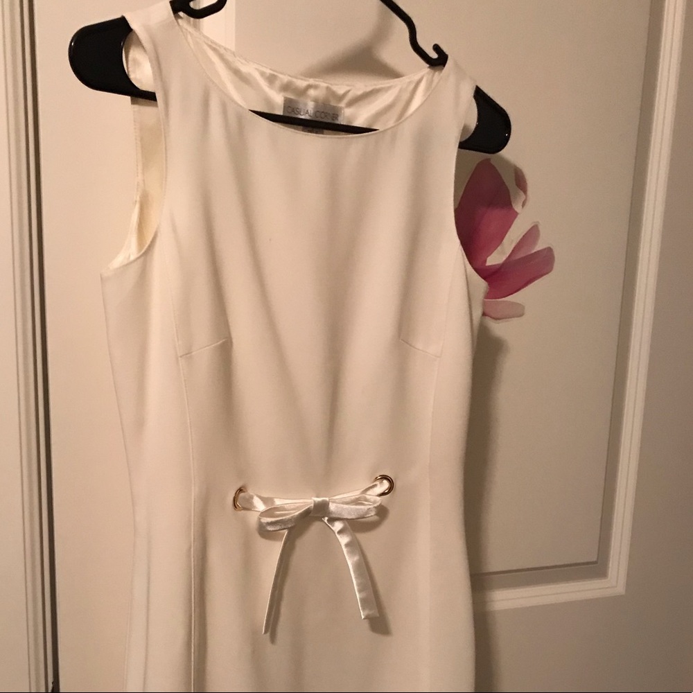 Classy cream dress